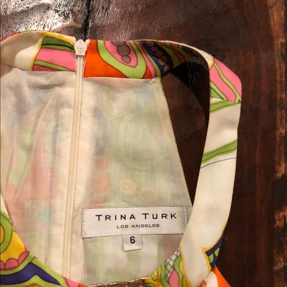 🎀 TRINA TURK 🎀 Bright colored cocktail dress. - Picture 6 of 7